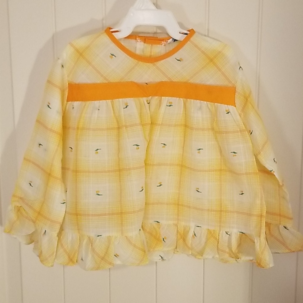 Vintage 3T floral blouse plus matching bot…
